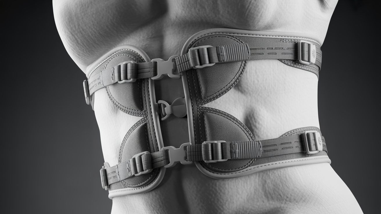 Close-up of Posture Corrector premium materials and stitching